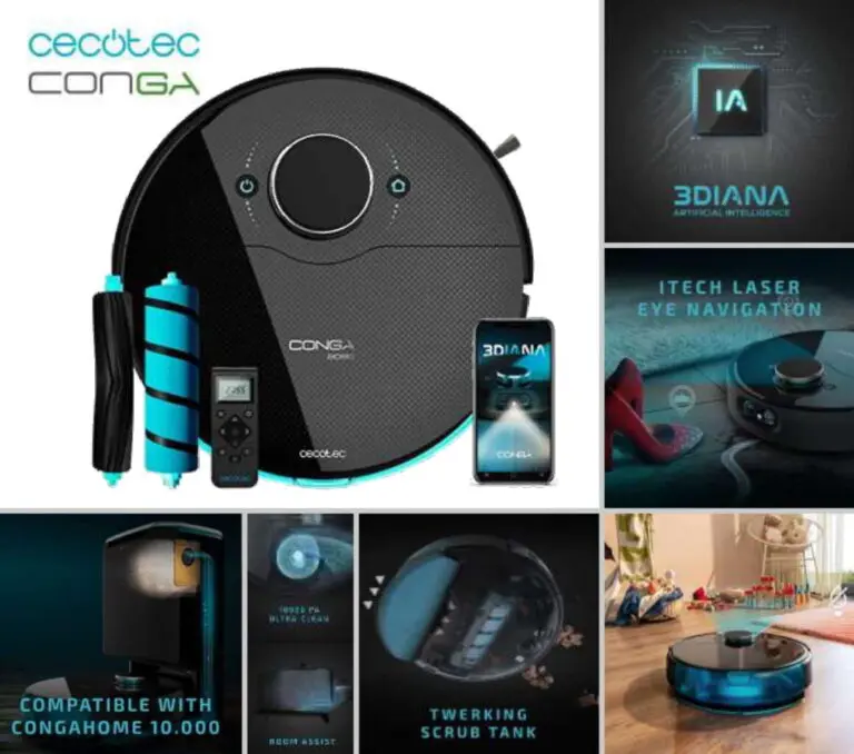Robot Friegasuelos Cecotec Conga 9090 AI